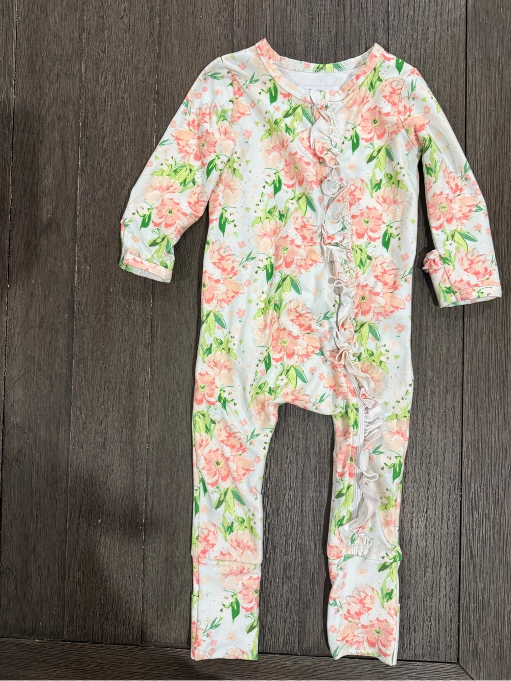 SweetHoney Pajamas with Pink Floral Accents